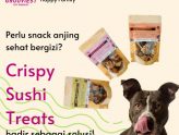 Crispy Sushi Treats! Snack Anjing Sehat Bergizi!