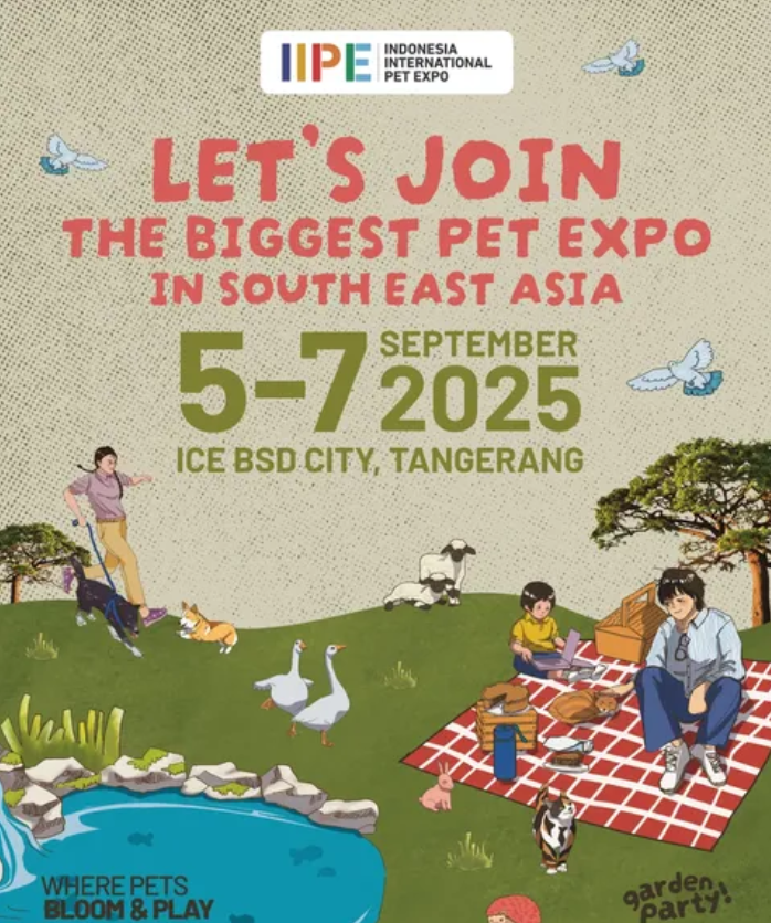 Indonesia International Pet Expo (IIPE) 5-7 September 2025 ICE BSD