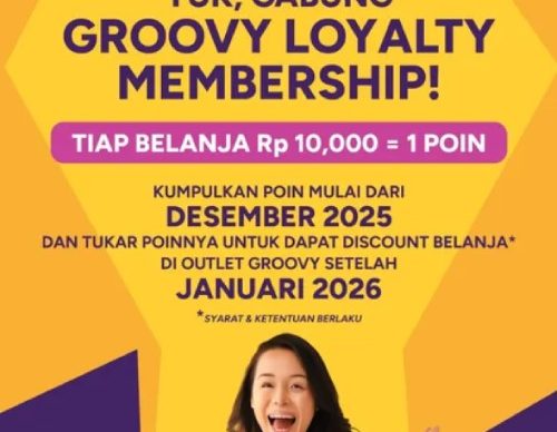 Diskon Belanja untuk Groovy Loyalty Membership!