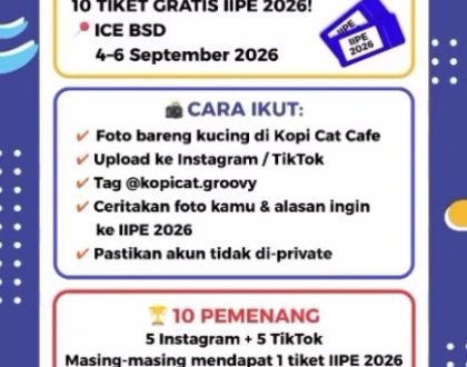 KONTES FOTO KOPI CAT CAFE x IIPE 2026!