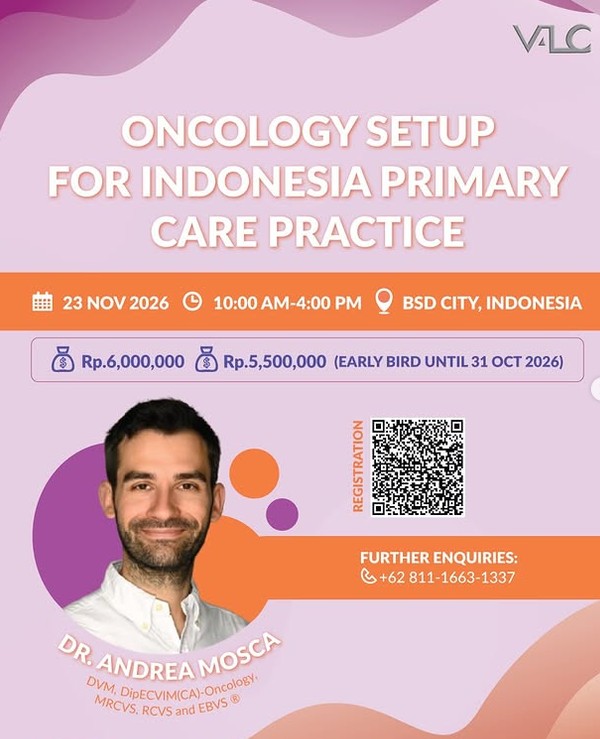 ADVANCING VETERINARY ONCOLOGY IN INDONESIA!